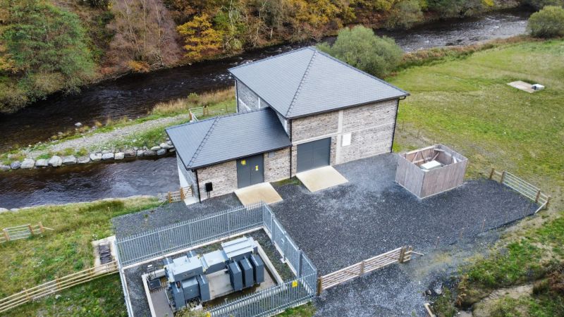 Ystradffin in Wales completed